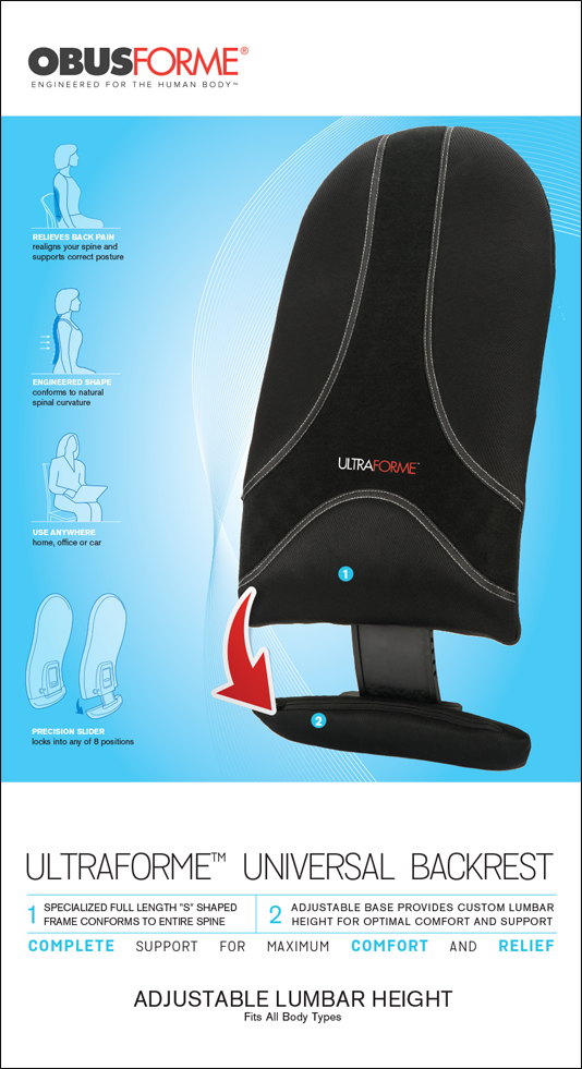 homedics-ultraforme-universal-backrest-full-back-support-with-8-position-height- image 8