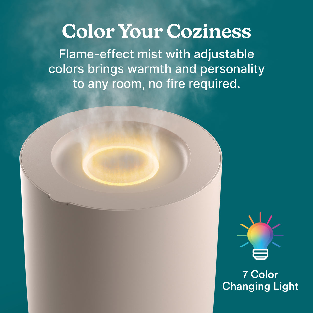 homedics-deluxe-fireside-ultrasonic-humidifier-360-degree-mist-soothing-fireplac image 3
