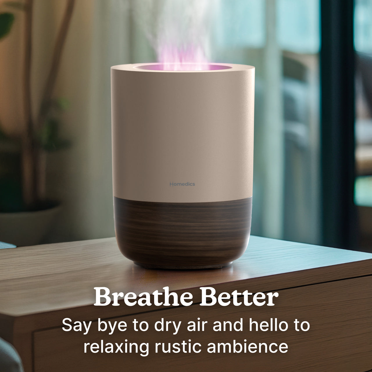 homedics-deluxe-fireside-ultrasonic-humidifier-360-degree-mist-soothing-fireplac image 4