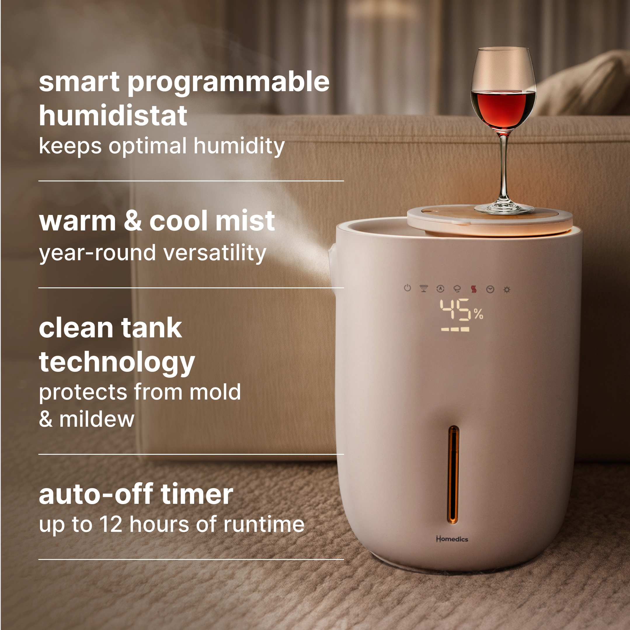 homedics-natura-ultrasonic-warm-cool-mist-humidifier image 6