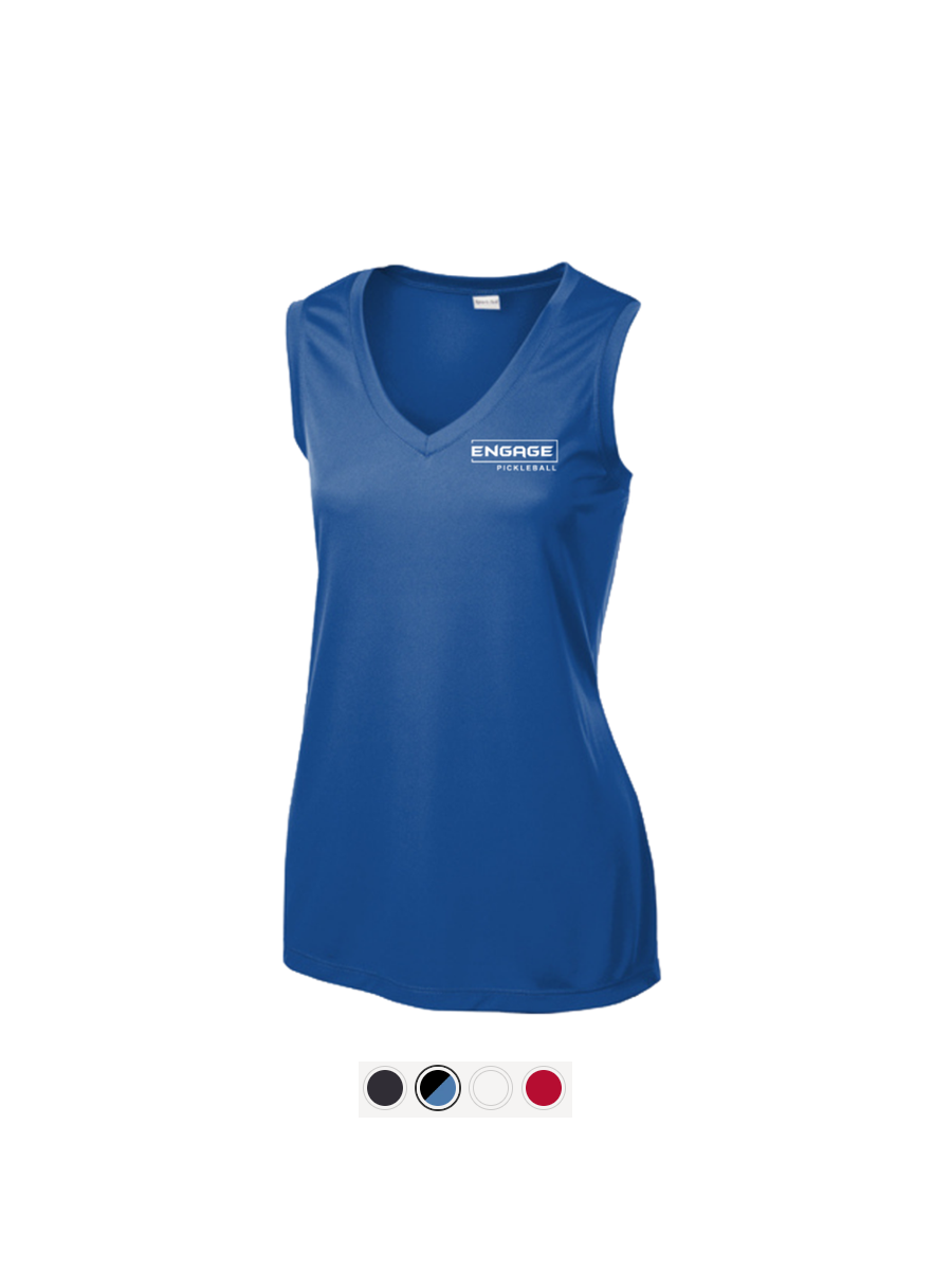 engage-women-s-victory-sleeveless-v-neck-moisture-wicking-performance-top image 1